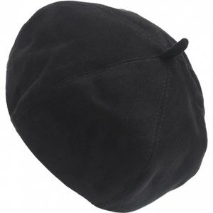 Vintage Solid Color Suede Beret